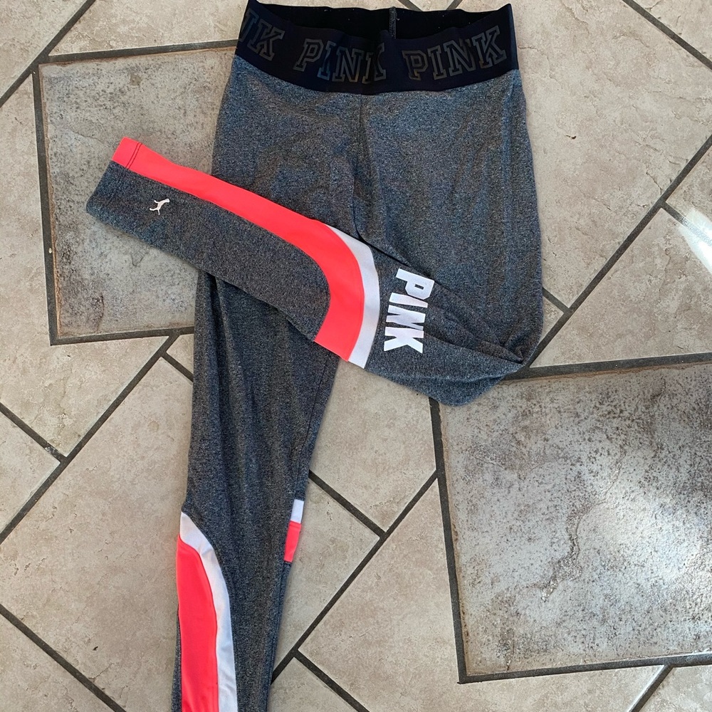 Perfect condition grey PINK leggings